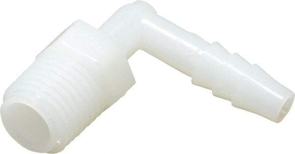 NewAge Industries - 1/4" Barb, 1/4 NPT, Multiple Barbed Tube Elbow - Nylon, Male - Americas Industrial Supply