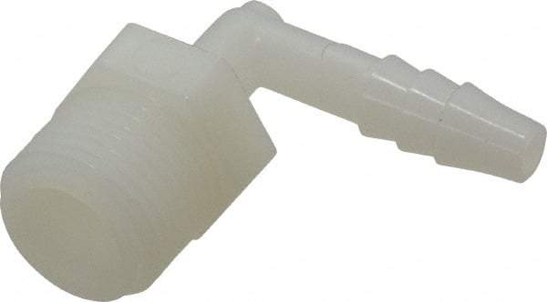 NewAge Industries - 1/4" Barb, 3/8 NPT, Multiple Barbed Tube Elbow - Nylon, Male - Americas Industrial Supply