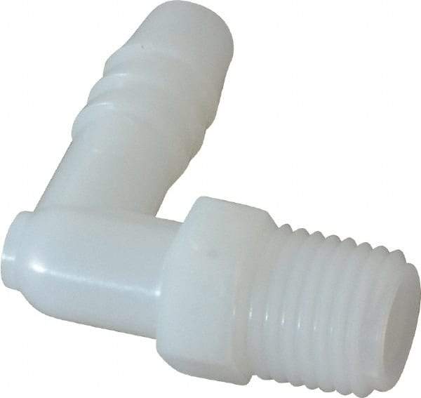 NewAge Industries - 3/8" Barb, 1/4 NPT, Multiple Barbed Tube Elbow - Nylon, Male - Americas Industrial Supply