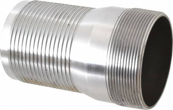 Campbell Fittings - 4" Pipe ID, Threaded Combination Nipple for Hoses - Steel - Americas Industrial Supply