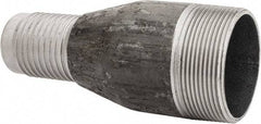 Campbell Fittings - 1-1/2" Pipe ID, Reducer Combination Nipple for Hoses - 2 Male NPT, Steel - Americas Industrial Supply