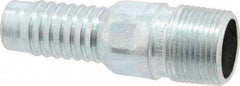 Campbell Fittings - 3/4" Pipe ID, Threaded Combination Nipple for Hoses - Plated Steel - Americas Industrial Supply