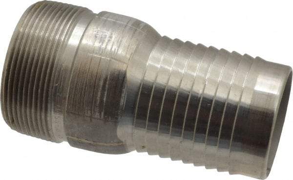 Campbell Fittings - 2" Pipe ID, Threaded Combination Nipple for Hoses - Stainless Steel - Americas Industrial Supply