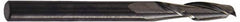 Hertel - 3/4", 3" LOC, 3/4" Shank Diam, 6" OAL, 2 Flute, Solid Carbide Square End Mill - Single End, Uncoated, Spiral Flute, 30° Helix, Centercutting, Right Hand Cut - Americas Industrial Supply