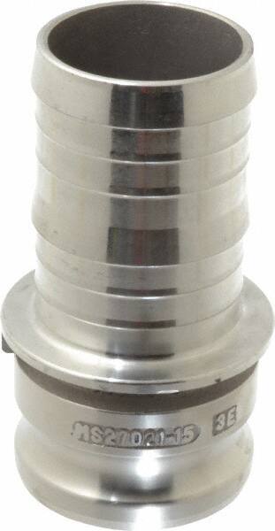 EVER-TITE Coupling Products - 3" Aluminum Cam & Groove Suction & Discharge Hose Male Adapter Hose Shank - Part E, 125 Max psi - Americas Industrial Supply