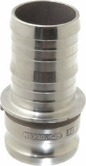 EVER-TITE Coupling Products - 3" Aluminum Cam & Groove Suction & Discharge Hose Male Adapter Hose Shank - Part E, 125 Max psi - Americas Industrial Supply