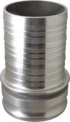 EVER-TITE Coupling Products - 6" Aluminum Cam & Groove Suction & Discharge Hose Male Adapter Hose Shank - Part E, 75 Max psi - Americas Industrial Supply