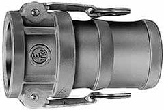 EVER-TITE Coupling Products - 3" Brass Cam & Groove Suction & Discharge Hose Female Coupler Hose Shank - Part C, 250 Max psi - Americas Industrial Supply
