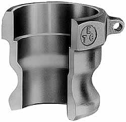 EVER-TITE Coupling Products - 5" Aluminum Cam & Groove Suction & Discharge Hose Male Adapter Female NPT Thread - Part A, 5" Butt Weld Thread, 75 Max psi - Americas Industrial Supply