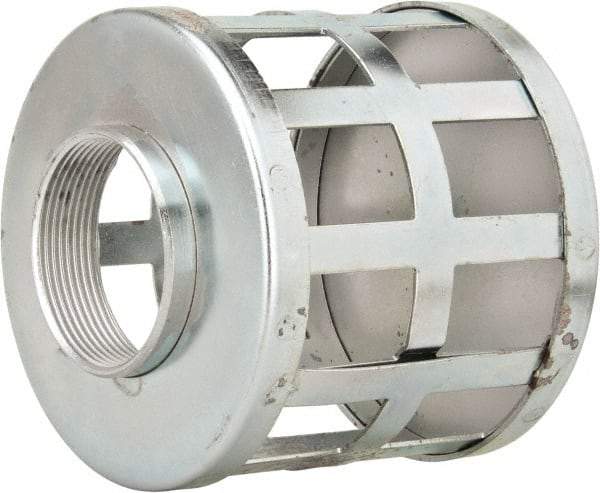 Kuriyama of America - 2" Hose, Square Hole Strainer - Plated Steel - Americas Industrial Supply