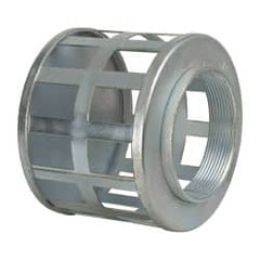 Kuriyama of America - 4" Hose, Square Hole Strainer - Plated Steel - Americas Industrial Supply