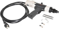 Ingersoll-Rand - Pistol Grip Handle, 400 RPM, 15 to 40 In/Lb Torque, Electric Screwdriver - 1/4" Bit Holder, 115 Volts, 0.45 Amps - Americas Industrial Supply