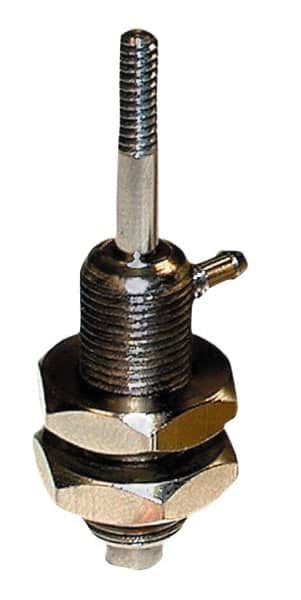 Mead - 1/4" Stroke x 1/4" Bore Double Acting Air Cylinder - 10-32 Port, 6-32 Rod Thread, 125 Max psi, -40 to 400°F - Americas Industrial Supply