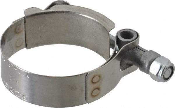 Campbell Fittings - 2" Hose, 3/4" Wide x 0.025" Thick, T-Bolt Band Clamp - Stainless Steel - Americas Industrial Supply