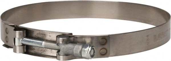 Campbell Fittings - 6" Hose, 3/4" Wide x 0.025" Thick, T-Bolt Band Clamp - Americas Industrial Supply