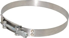 Campbell Fittings - 6-3/4" Hose, 3/4" Wide x 0.025" Thick, T-Bolt Band Clamp - Stainless Steel - Americas Industrial Supply