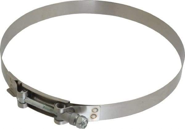 Campbell Fittings - 7-3/4" Hose, 3/4" Wide x 0.025" Thick, T-Bolt Band Clamp - Stainless Steel - Americas Industrial Supply