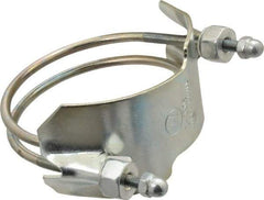 Kuriyama of America - 3" Hose, Spiral Double Bolt Hose Clamp - Plated Steel - Americas Industrial Supply