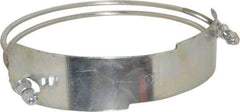 Kuriyama of America - 10" Hose, Spiral Double Bolt Hose Clamp - Plated Steel - Americas Industrial Supply