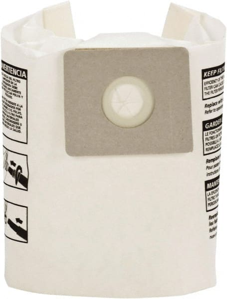 Shop-Vac - Pack of (3) 1.5 Gal Paper Filter Bags - Exact Industrial Supply