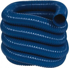 Hi-Tech Duravent - 3" ID, 25' Long, PVC Blower & Duct Hose - Blue, 4-1/4" Bend Radius, 22 In/Hg, 24 Max psi, -20 to 180°F, Abrasion and Chemical Resistant - Americas Industrial Supply