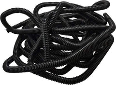 Hi-Tech Duravent - 3/4" ID, 25' Long, Polyethylene Blower & Duct Hose - Black, 1-1/2" Bend Radius, 26 In/Hg, 40 Max psi, -30 to 160°F, UV Resistant - Americas Industrial Supply