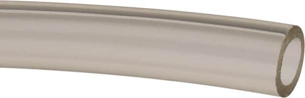 Made in USA - 1/2" ID x 3/4" OD, 1/8" Wall Thickness, Cut to Length (50' Standard Length) Plastic Tube - Clear, 36 Max psi, 63 Hardness - Americas Industrial Supply