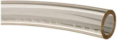 Made in USA - 5/8" ID x 7/8" OD, 1/8" Wall Thickness, Cut to Length (50' Standard Length) Plastic Tube - Clear, 30 Max psi, 65 Hardness - Americas Industrial Supply