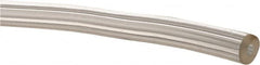 Made in USA - 1/16" ID x 3/16" OD, 1/16" Wall Thickness, Cut to Length (50' Standard Length) Plastic Tube - Clear, 70 Max psi, 40 Hardness - Americas Industrial Supply