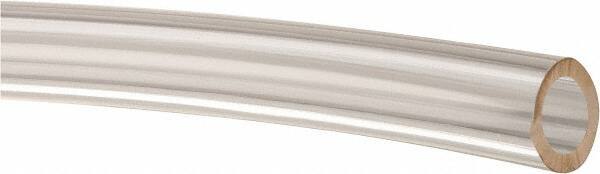 Made in USA - 1/4" ID x 3/8" OD, 1/16" Wall Thickness, Cut to Length (50' Standard Length) Plastic Tube - Clear, 25 Max psi, 40 Hardness - Americas Industrial Supply