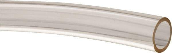 Made in USA - 1/2" ID x 5/8" OD, 1/16" Wall Thickness, Cut to Length (50' Standard Length) Plastic Tube - Clear, 14 Max psi, 40 Hardness - Americas Industrial Supply