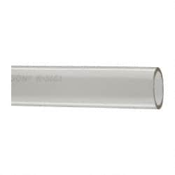 Made in USA - 1" ID x 1-1/4" OD, 1/8" Wall Thickness, Cut to Length (50' Standard Length) Plastic Tube - Clear, 14 Max psi, 40 Hardness - Americas Industrial Supply