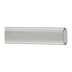 Made in USA - 1" ID x 1-1/4" OD, 1/8" Wall Thickness, Cut to Length (50' Standard Length) Plastic Tube - Clear, 14 Max psi, 40 Hardness - Americas Industrial Supply