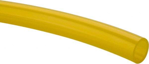 Made in USA - 3/8" ID x 1/2" OD, 1/16" Wall Thickness, Cut to Length (50' Standard Length) Tygon Tube - Yellow, 21 Max psi, 57 Hardness - Americas Industrial Supply