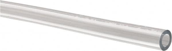 Made in USA - 3/16" ID x 5/16" OD, 1/16" Wall Thickness, Cut to Length (50' Standard Length) Plastic Tube - Clear, 14 Max psi, 63 Hardness - Americas Industrial Supply