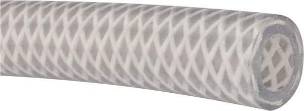 Made in USA - 3/8" ID x 5/8" OD, 1/8" Wall Thickness, Cut to Length (100' Standard Length) PVC Tube - Clear, 180 Max psi, 80 Hardness - Americas Industrial Supply