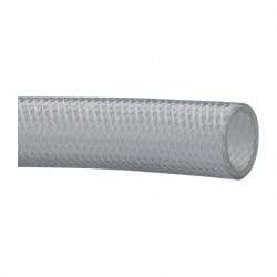 Made in USA - 1" ID x 1-5/16" OD, 5/32" Wall Thickness, Cut to Length (100' Standard Length) PVC Tube - Clear, 96 Max psi, 80 Hardness - Americas Industrial Supply