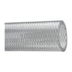 Made in USA - 1-1/2" ID x 1-15/16" OD, 7/32" Wall Thickness, Cut to Length (50' Standard Length) PVC Tube - Clear, 80 Max psi, 80 Hardness - Americas Industrial Supply