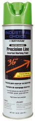 Rust-Oleum - 17 fl oz Green Marking Paint - 600' to 700' Coverage at 1" Wide, Water-Based Formula - Americas Industrial Supply