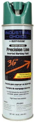 Rust-Oleum - 17 fl oz Green Marking Paint - 600' to 700' Coverage at 1" Wide, Water-Based Formula - Americas Industrial Supply