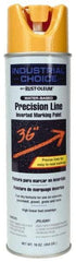 Rust-Oleum - 17 fl oz Yellow Marking Paint - 600' to 700' Coverage at 1" Wide, Water-Based Formula - Americas Industrial Supply