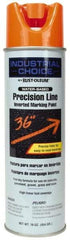 Rust-Oleum - 17 fl oz Orange Marking Paint - 600' to 700' Coverage at 1" Wide, Water-Based Formula - Americas Industrial Supply