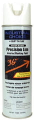 Rust-Oleum - 17 fl oz White Marking Paint - 600' to 700' Coverage at 1" Wide, Water-Based Formula - Americas Industrial Supply