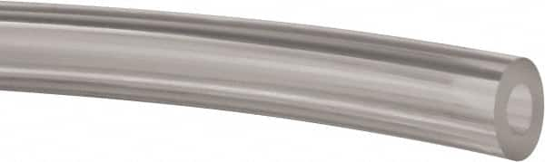 Made in USA - 1/4" ID x 1/2" OD, 1/8" Wall Thickness, Cut to Length (100' Standard Length) Polyurethane Tube - Clear, 71 Max psi - Americas Industrial Supply