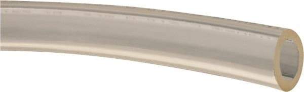 Made in USA - 1/2" ID x 3/4" OD, 1/8" Wall Thickness, Cut to Length (100' Standard Length) Polyurethane Tube - Clear, 41 Max psi - Americas Industrial Supply