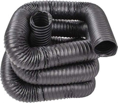 Hi-Tech Duravent - 4" ID, 25' Long, Neoprene Coated Polyester Blower & Duct Hose - Black, 6-1/2" Bend Radius, 22 In/Hg, 25 Max psi, -40 to 250°F, Chemical and Abrasion Resistant - Americas Industrial Supply