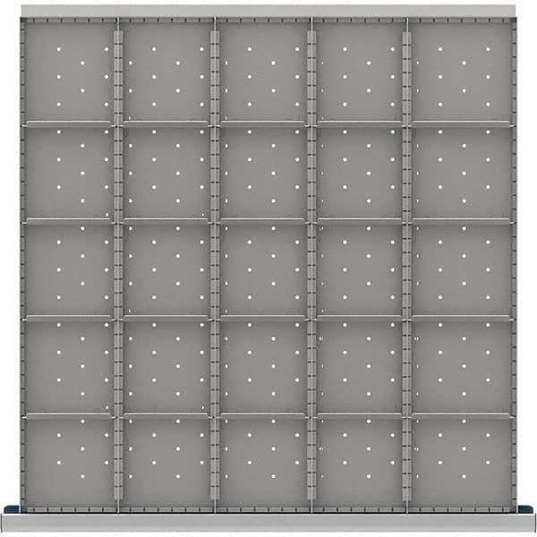 LISTA - 25-Compartment Drawer Divider Layout for 3.15" High Drawers - Americas Industrial Supply