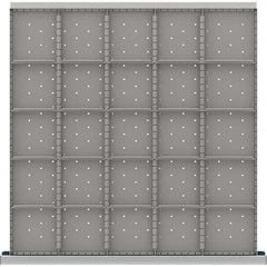 LISTA - 25-Compartment Drawer Divider Layout for 3.15" High Drawers - Americas Industrial Supply