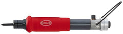 Sioux Tools - 1/4" Bit Holder, 800 RPM, Inline Handle Air Screwdriver - 5 to 50 In/Lb Torque, 8 CFM - Americas Industrial Supply