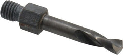 Hertel - 0.191" Drill Bit, Screw Machine, High Speed Steel, Threaded Shank Drill Bit - Americas Industrial Supply